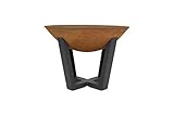 La Hacienda Feuerschale Icarus Klein Ø56cm - Feuerschalen für den Garten - Feuerstelle Outdoor & Feuertonne - Feuerschale mit Opt. Grillrost aus hochwertigem Cortenstahl - 56x56x40cm
