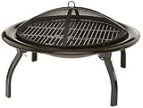 Amazon Basics - Feuerstelle, tragbar, zusammenklappbar, 66 cm